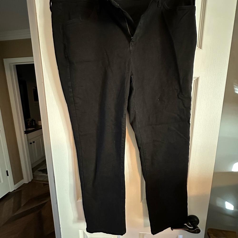 Sonoma Black Straight-Leg Pants